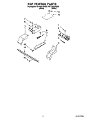 TOP VENTING PARTS, OPTIONAL PARTS (NOT INCLUDED) Diagram and Parts List for YGY398LXPB02  Whirlpool Range