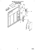 INNER DOOR Diagram and Parts List for DU920QWDQ0  Whirlpool Dishwasher
