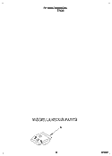MISCELLANEOUS Diagram and Parts List for DU930QWDB3  Whirlpool Dishwasher