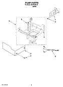 PUMP PARTS Diagram and Parts List for JEACS50SLF2  Whirlpool Ice Maker