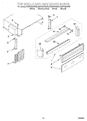 TOP GRILLE AND UNIT COVER Diagram and Parts List for KSSP48QHS00  KitchenAid Refrigerator