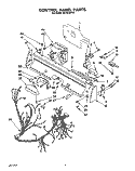 CONTROL PANEL, LIT/OPTIONAL Diagram and Parts List for KUDB23HY0  KitchenAid Dishwasher
