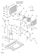 UNIT, LITERATURE Diagram and Parts List for RA121K0  Whirlpool Air Conditioner