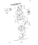 TUB AND BASKET Diagram and Parts List for LA5300XMW0  Whirlpool Washer