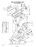 TOP AND CONSOLE Diagram and Parts List for LA6800XPW1  Whirlpool Washer