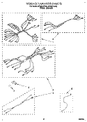 WIRING HARNESS, LIT/OPTIONAL Diagram and Parts List for RF3661XDW0  Whirlpool Range