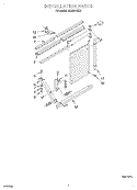 INSTALLATION Diagram and Parts List for ACM214XK0  Whirlpool Air Conditioner