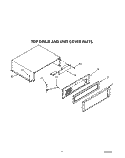 TOP GRILLE AND UNIT COVER Diagram and Parts List for KSSS36DWW01  KitchenAid Refrigerator