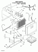UNIT PARTS, OPTIONAL PARTS Diagram and Parts List for EL7JWKLMQ04  Whirlpool Refrigerator