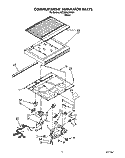 COMPARTMENT SEPARATOR Diagram and Parts List for 8ET20RKXYW01  Whirlpool Refrigerator