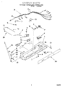 CONTROL Diagram and Parts List for 4KSRS25QDA00  KitchenAid Refrigerator
