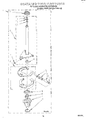 BRAKE AND DRIVE TUBE Diagram and Parts List for LSC8244EZ0  Whirlpool Washer