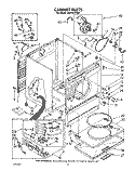 CABINET Diagram and Parts List for LG9101XTN0  Whirlpool Dryer