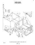OVEN Diagram and Parts List for RM973PXLT1  Whirlpool Microwave Oven Combo