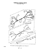 WIRING HARNESS Diagram and Parts List for KEDT105VBL0  KitchenAid Range