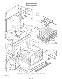 OVEN Diagram and Parts List for KEDS100SCB1  KitchenAid Range