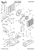 UNIT, LITERATURE Diagram and Parts List for ACQ214XA0  Whirlpool Air Conditioner