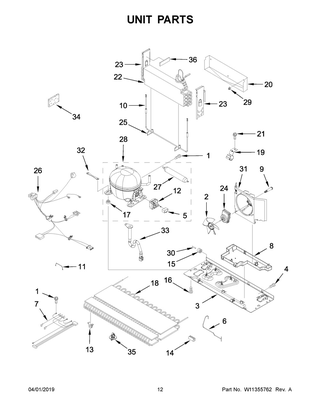 Part Location Diagram of W11174745 Whirlpool HARNS-WIRE