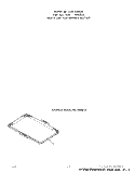 BODY Diagram and Parts List for 1436W0A  Roper Range