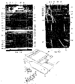Oven Diagram and Parts List for 15530810  Kenmore Range