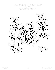 Body Diagram and Parts List for D7507*0  Roper Range
