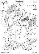 UNIT PARTS Diagram and Parts List for MACQ244XP0  Whirlpool Air Conditioner
