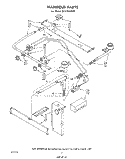 MANIFOLD Diagram and Parts List for SF315EEPW0  Whirlpool Range