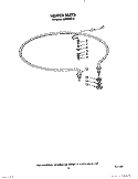 HEATER Diagram and Parts List for KUDM220T0  KitchenAid Dishwasher