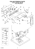 SECTION Diagram and Parts List for LER7620KT1  Whirlpool Dryer