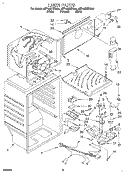 Part Location Diagram of WP2182340 Whirlpool Air Tower