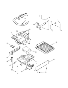 Part Location Diagram of W10897719 Whirlpool Water Inlet Valve