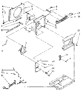 Air flow and control Diagram and Parts List for 1068750510-AC  Kenmore Air Conditioner