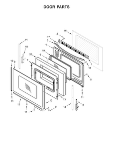 Part Location Diagram of W10896982 Whirlpool SCREW