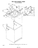 TOP AND CABINET , LITERATURE AND OPTIONAL Diagram and Parts List for LA5530XPW5  Whirlpool Washer