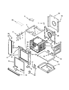 Part Location Diagram of W10772943 Whirlpool RETAINER