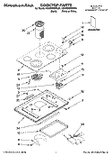 Part Location Diagram of 8286986 Whirlpool COOKTOP