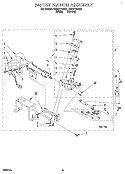 3401797 BURNER ASSEMBLY Diagram and Parts List for CSP2771AN1  Whirlpool Dryer