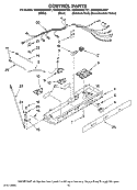 CONTROL PARTS Diagram and Parts List for MSD2669KEB01  Whirlpool Refrigerator