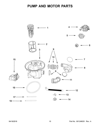 Part Location Diagram of W11226875 Whirlpool FILTER