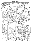 LINER PARTS Diagram and Parts List for KTRA22EMWH00  KitchenAid Refrigerator