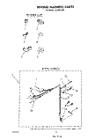 WIRING HARNESS Diagram and Parts List for LA5400XSW1  Whirlpool Washer
