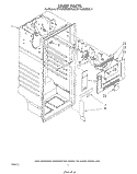 LINER Diagram and Parts List for ET16JMXRWR0  Whirlpool Refrigerator
