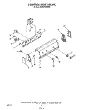 CONTROL PANEL Diagram and Parts List for KAWE764WWH0  KitchenAid Washer