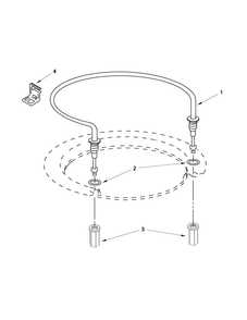 Heater Parts Diagram and Parts List for WDF530PAYB6  Whirlpool Dishwasher