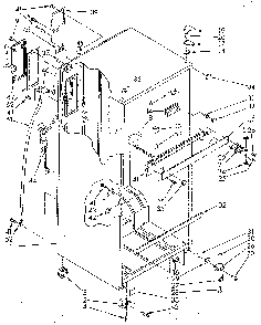 Cabinet Diagram and Parts List for ET18GKXSN0A  Whirlpool Refrigerator