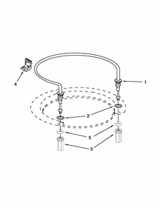 Heater Parts Diagram and Parts List for 66515119K212  Kenmore Dishwasher