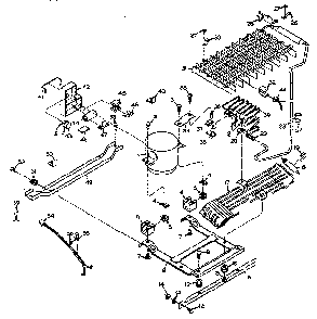 Unit Parts Diagram and Parts List for 106T16E  Kenmore Refrigerator