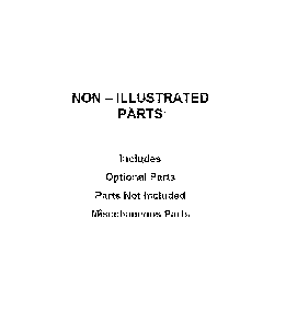 Optional parts (not included) Diagram and Parts List for 7MWFW6622HW1  Whirlpool Washer