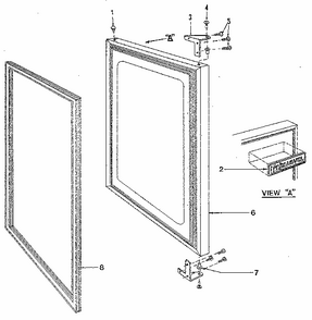 Part Location Diagram of 41000271 Whirlpool Nameplate