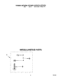 MISCELLANEOUS Diagram and Parts List for LSR7233BQ0  Whirlpool Washer